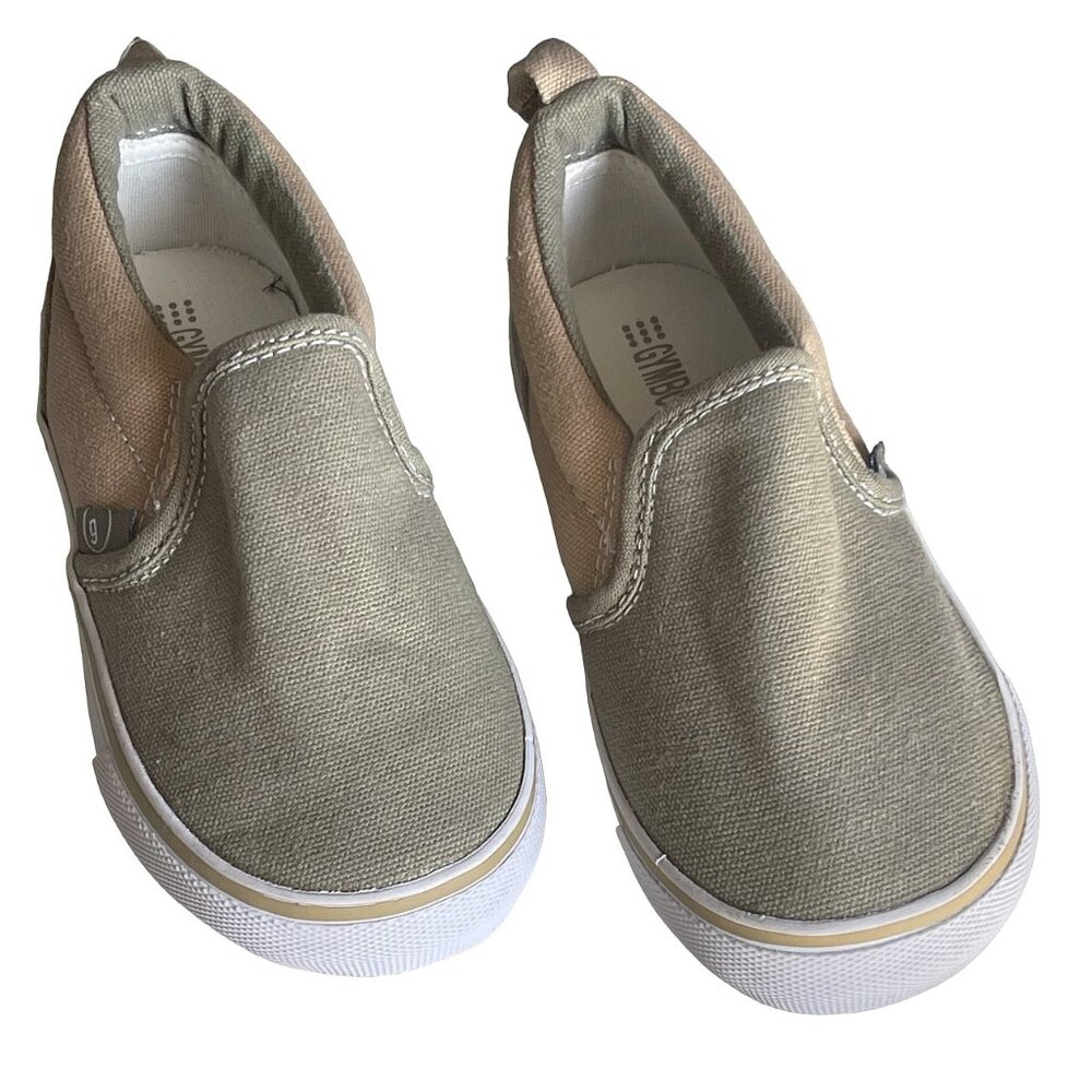 Gymboree Unisex Casual Canvas Slip On Two Tone Sneakers Shoes Size 6